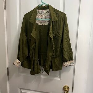 Frye Green Utility Jacket for Women